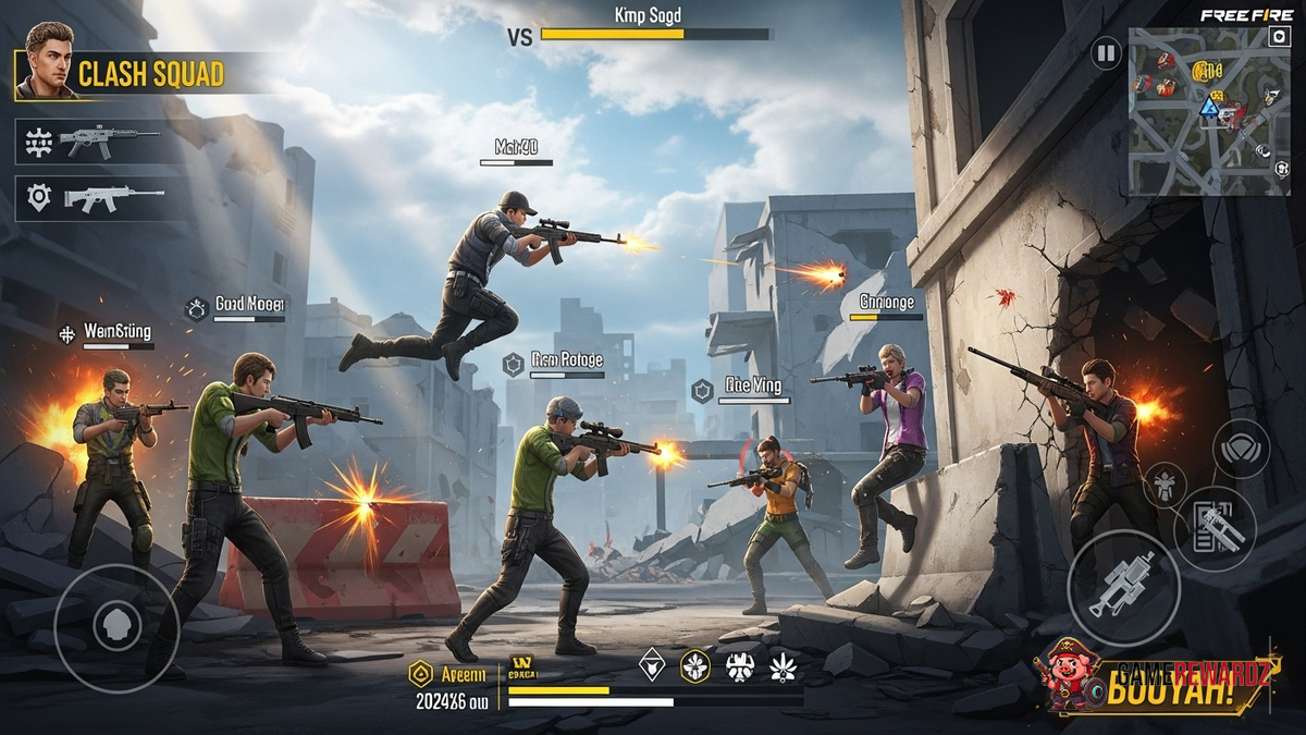 Free Fire How to Win Clash Squad Matches